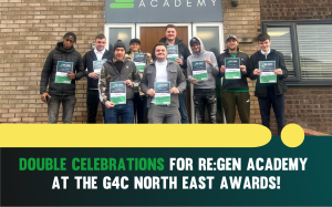 Double Celebrations for RE:GEN Academy at the G4C North East Awards!