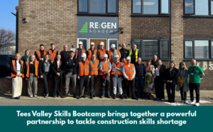 Tees Valley Skills Bootcamp brings together a powerful partnership to tackle construction skills shortage 