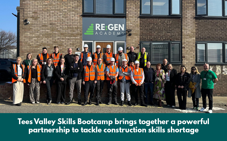 Read more about the article Tees Valley Skills Bootcamp brings together a powerful partnership to tackle construction skills shortage 
